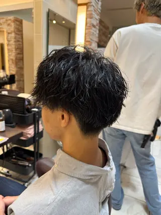 パーマ メンズ ⭐️メンズパーマ /カラー宮野翔のヘアスタイル