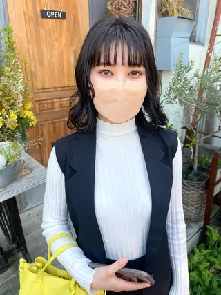 ミディアム YUIMARL岡山店 MIRAIのヘアスタイル