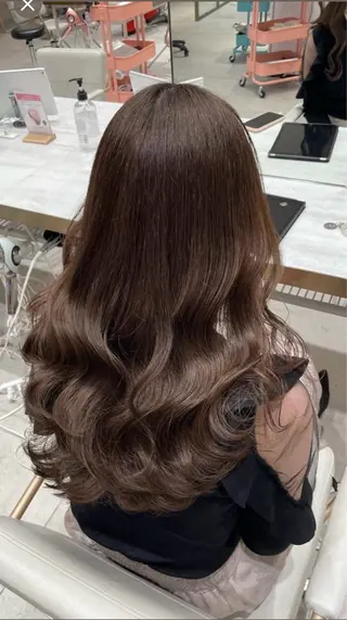 ロング カラー ナチュラル韓国ヘア 🇰🇷塚田凌太のヘアスタイル