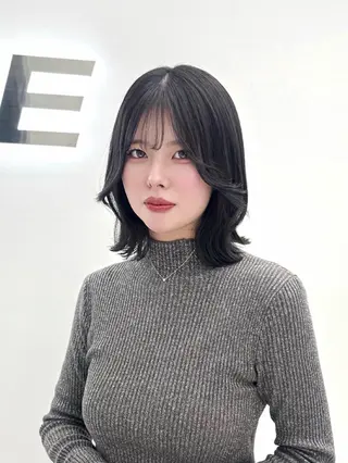 ショート カラー ヘアアレンジ 縮毛矯正🤍 盛れるボブ/ひかりのヘアスタイル