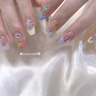 ネイル lili.nail y2k/長さ出しのネイルデザイン