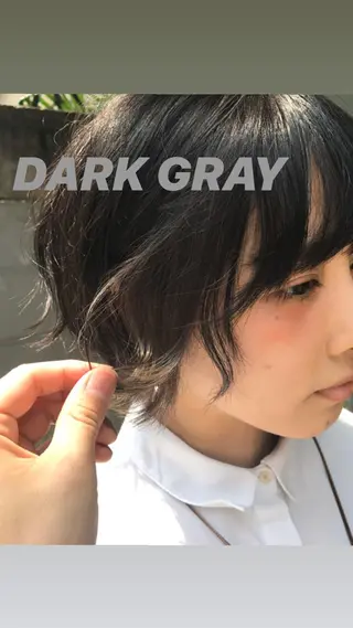 ショート カラー 骨格診断🍃ショート /ショートボブ✨岡元のヘアスタイル