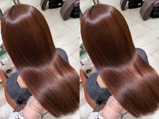 カラー 艶カラー🩵中久保 舞優🩵のヘアスタイル