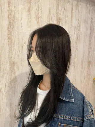 カラー 小野 明日香のヘアスタイル