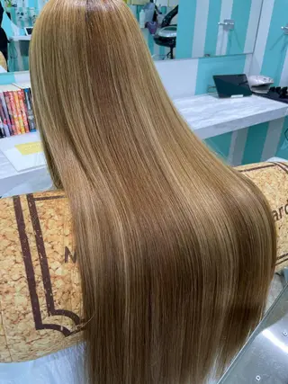 ロング 原 千景のヘアスタイル