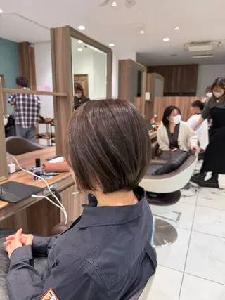 ショート カラー 🇰🇷韓国ヘア★ 副店長.쿠리타⭐︎のヘアスタイル