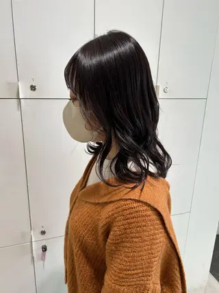 ミディアム カラー 透明感カラー🫧 nanohaのヘアスタイル