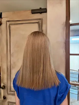 ロング カラー Breath beauu Kobe所属・秋葉 玲唯のヘアスタイル