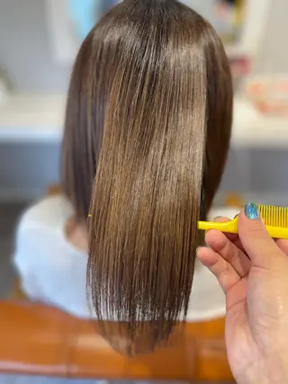 セミロング YAP！HAIR トコツメアヤノのヘアスタイル