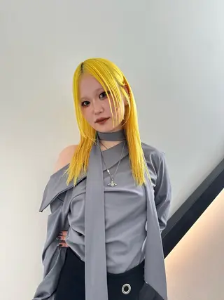 カラー ハイトーン特化 pepe🎀のヘアスタイル