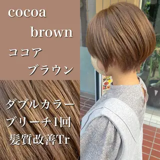 ショート レイヤー×透明感 Tatsuya💫のヘアスタイル