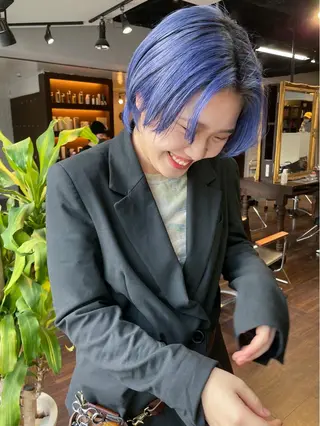 ショート オカモト ミユウのヘアスタイル