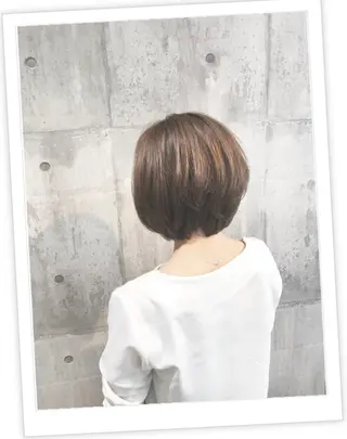 ショート カラー パーマ ヘアアレンジ メンズ キッズ ネイル マツエク・マツパ EnBlesS西宮 マンツーマン神道有基のヘアスタイル