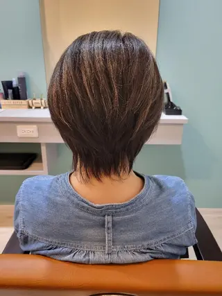 ショート カラー ハイライト/カラー ⭐中村真冬のヘアスタイル
