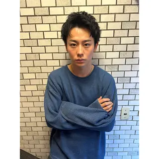 ショート パーマ メンズ 💈メンズ短髪特化 ✂︎伊藤大輝💈のヘアスタイル