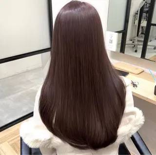 ロング カラー パーマ ヘアアレンジ 前川 朋香のヘアスタイル