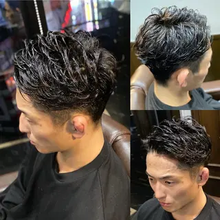パーマ 阿賀 佑季のヘアスタイル