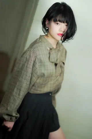 ショート カラー パーマ 木村 昇のヘアスタイル