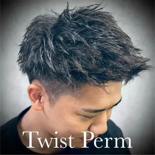 ミディアム パーマ メンズ ✂️佐藤 洸成✂️のヘアスタイル