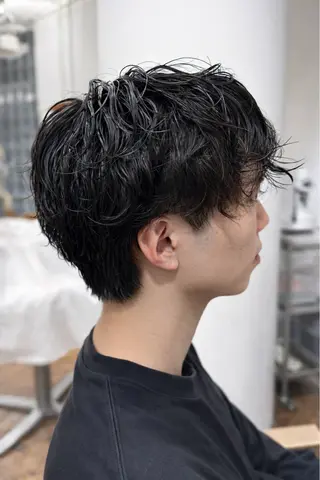 パーマ メンズ CLAPS金沢文庫店所属・えいじ｜ メンズパーマ特化✂️のヘアスタイル