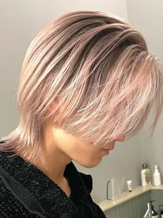 カラー メンズ 中川 稜のヘアスタイル