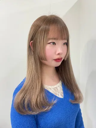 ロング カラー 韓国ヘア🇰🇷 FUMINAのヘアスタイル