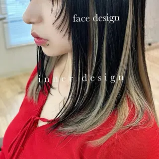 ミディアム MAEDA 西金沢美容室のヘアスタイル