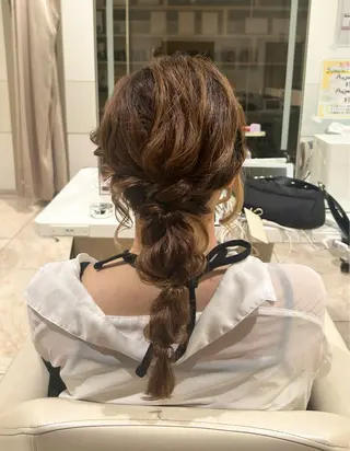 ヘアアレンジ はるか/透明感カラー /ヘアアレンジ🤍のヘアスタイル