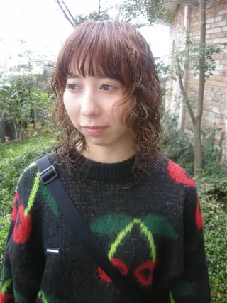 ミディアム パーマ Hair vita Namiのヘアスタイル