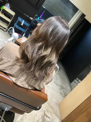 カラー 顔まわりの神様✨ 透明感カラー藤嶋秀幸のヘアスタイル