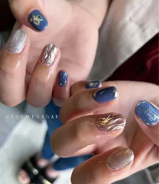 ネイル わたなべ ちかのネイルデザイン