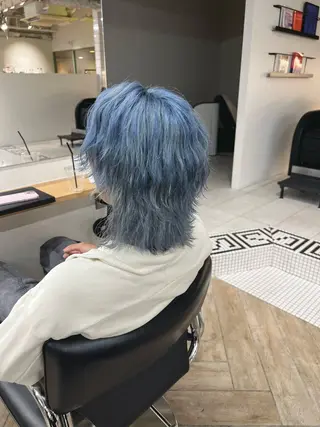 カラー メンズ ベージュ/髪質改善 新潟/万代/井上佑のヘアスタイル