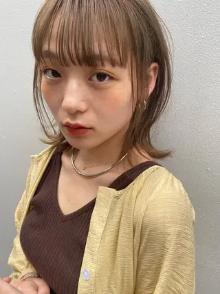 ミディアム 🍃透明感スタイル ｙｕ-ｋａ🍃のヘアスタイル