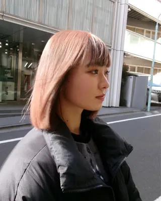 ミディアム カラー カラー系/カット特化 🟠オオタキマサシのヘアスタイル