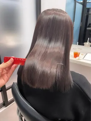 ミディアム カラー 韓国ヘア 店長NEGIのヘアスタイル