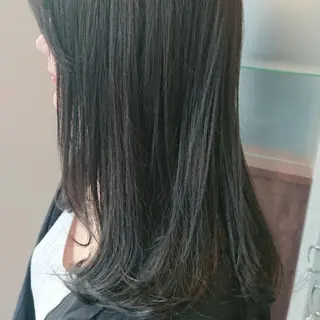 セミロング カラー スタイリスト 川添 のヘアスタイル