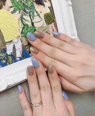 ミディアム ネイル Reonail 💕Kana💕のネイルデザイン