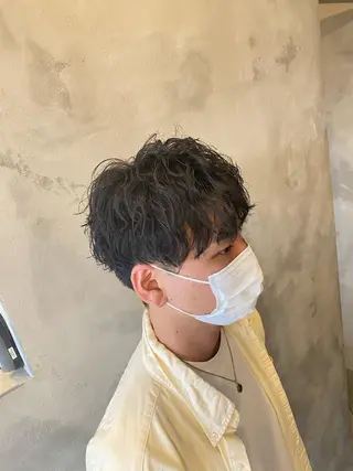 パーマ メンズ メンズ専門美容師 RIOのヘアスタイル