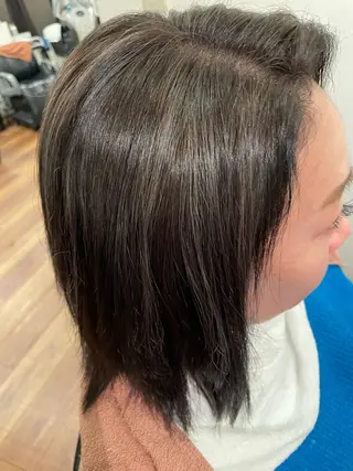 ミディアム カラー 浅香山✨美髪✨ やまもとあきこのヘアスタイル