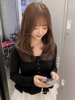 ロング カラー nanase / レイヤーカットのヘアスタイル