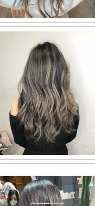 カラー 坂野 結子のヘアスタイル