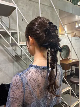 ロング 大林 エリコのヘアスタイル