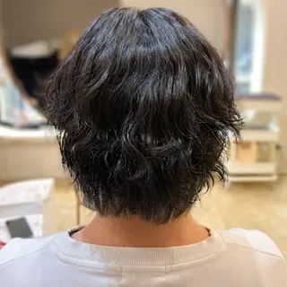 パーマ メンズ miku🧸 ／韓国艶髪のヘアスタイル