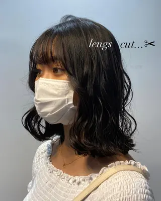 セミロング ∴Sanae. ∴ トータルビューティーのマツエク・マツパデザイン