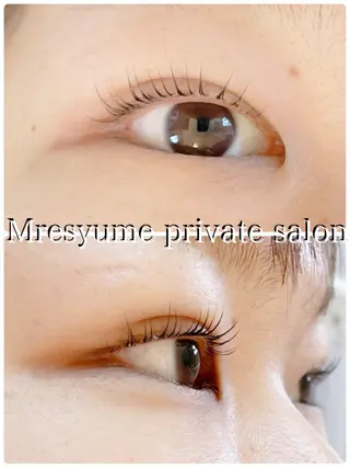 マツエク・マツパ Mresyume MAYUのマツエク・マツパデザイン