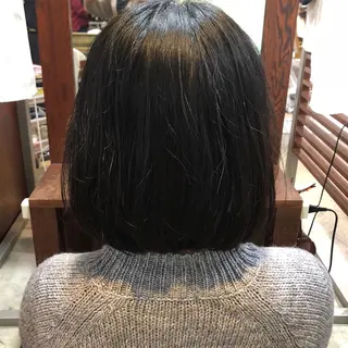 ミディアム 似合わせ🩵悩んだら 💭KAE 🫟のヘアスタイル
