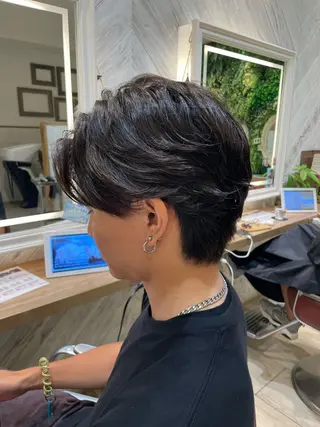 パーマ メンズ ブリーチ超特化美容師 ☯️ルカ✡️💫のヘアスタイル