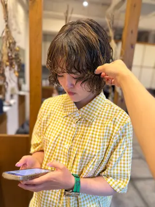 ショート 🤍江坂 ハヤシアヤナ🤍のヘアスタイル