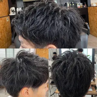 ショート メンズ かんばら りょーいのヘアスタイル