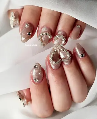 ネイル 3dパーツ/流行り 👧shushu❤️のネイルデザイン